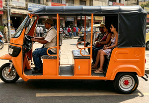 Taxi Elettrico a <span class=keywords><strong>Tre</strong></span> Ruote Resistente per Trasporto in Montagna e in Zone Rurali con Supporto Logistico Professionale per Ordini all'Ingrosso - Product Image 2