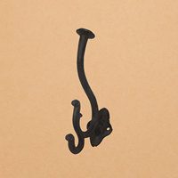 Crochet triple moderne en métal en forme de nez d'éléphant, anti-déformation, avec fixation en acier, pour entrée de bâtiment commercial, vente en gros directe usine