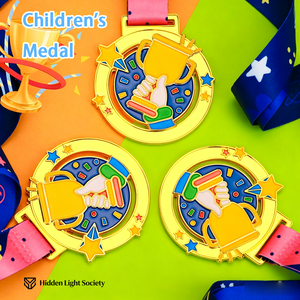 Medallas Deportivas Personalizadas para Niños, Medallas Redondas <span class=keywords><strong>de</strong></span> Metal para Fútbol, Taekwondo, Natación, Carreras, Maratón - Product Image 4
