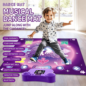 ELI TOYS Alfombra de Baile LED Antideslizante para Niños, Tapete de Ritmo Musical, Juguete Interactivo sin Pantalla, Regalo de Navidad o Cumpleaños - Product Image 1