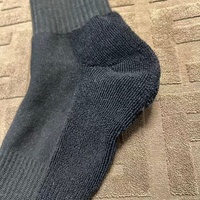 Chaussettes de course tactiques à absorption des chocs, ions argentés antibactériens, noires, haute élasticité, chaussettes de sport professionnelles pour l'entraînement