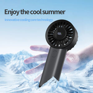 Hxtc88 आउटडोर यात्रा नेतृत्व डिजिटल डिस्प्ले 3000mah usb रिचार्जेबल पोर्टेबल छोटी छोटी व्यक्तिगत जेब हाथ से हैंडहेल्ड प्रशंसक - Product Image 4