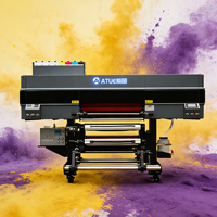 Imprimante DTF UV automatique A3 neuve 30 cm avec film doré en rouleau, laminateur et encre UV