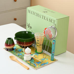 ที่กวนชาถ้วยมัทฉะที่กวนแบบคลาสสิกแปรงปัดชาแท่นวางหนังสือร้อยเล่ม - Product Image 4