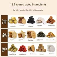 Té de Cinco Tesoros de Ginseng y Polygonatum, Lycium Barbarum, Raíz de Bardana, Morera, Pueraria Lobata, Regaliz, Ñame Chino, Té de Hierbas