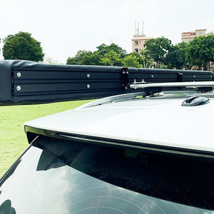 HOTO 270 degrés auvent de voiture sans corde en aluminium épais support voiture toit côté pare-soleil tente 2m/2.5m auvent de <span class=keywords><strong>camping</strong></span> en plein air pour voiture - Product Image 3