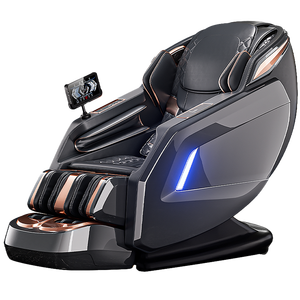 Fauteuil de massage en pierre de <span class=keywords><strong>jade</strong></span> de luxe OEM ODM 2025, portable, en cuir, avec écran tactile de 7 pouces, contrôleur, gravité zéro - Product Image 5