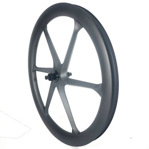 Ruedas de Carbono para Gravel de 700c, Ligeras, de 6 Radios, 32 <span class=keywords><strong>mm</strong></span> de Ancho Interior, 50 <span class=keywords><strong>mm</strong></span> de Perfil, Tubeless Ready, Center Lock, HG XDR - Product Image 5