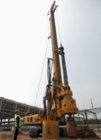 Foreuse rotative hydraulique XR240E de 240 m pour pieutage, avec moteur diesel, boîte de vitesses et pompe, conception portable et facile à utiliser