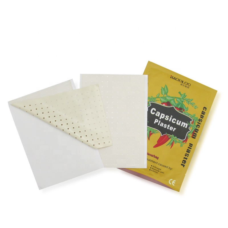 Capsaicin Plaster, Natural Herb Transdermal Patch for Pain Relieving, Self Adhesive Tape