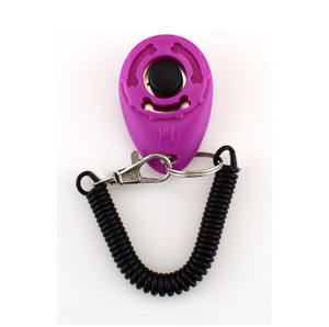 Clicker de formation pour animaux de compagnie en plastique écologique en gros-Cliqueurs ergonomiques pour chiens et chats avec poignée de doigt et son clair fort - Product Image 4