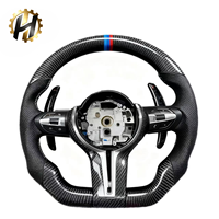 Volant de direction en fibre de carbone de style sportif de luxe HZ pour M2/M3/M4/M5/M6/X5M F30/F10/F20/F35/F22/F18/F07/F01/E90/E92/E46