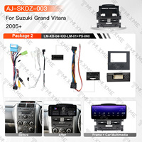 Écran Android 12,3 pouces avec autoradio et Carplay sans fil pour Suzuki Grand Vitara 2005+ - Cadre de fixation pour écran de navigation automobile