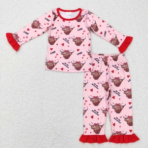 Ensemble décontracté sans manches en Spandex/Polyester écoresponsable motif Cœur Voiture Rouge Amour Garçon - Product Image 6