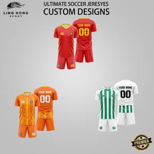 เสื้อฟุตบอลแบบสั้นพิมพ์ลายสไตล์วินเทจคลาสสิกทรงโอเวอร์ไซส์สำหรับทุกเพศ ดีไซน์ใหม่ล่าสุด แห้งเร็ว เหมาะสำหรับการฝึกซ้อมและแข่งขัน - Product Image 2