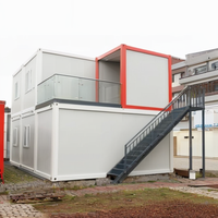 Conteneur détachable Boîtier portable personnalisé Maison modulaire préfabriquée Bureau