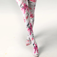 Bas de qualité supérieure anti-tiques pour adultes Peplum Butterfly Wild Abstract Vintage Foot Nylon Bas