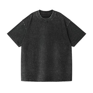 Camiseta de Algodón de 230 g/m² con Estampado Serigrafiado y Lavado Ácido, Camisetas Vintage Personalizadas - Product Image 4