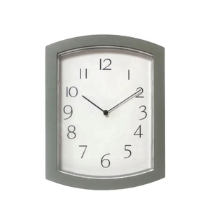 ساعة حائط كلاسيكية لا نهاية لها شكل مستطيلي 10 بوصة ديكور مدخل كوارتز على أساس ساعة مستقيمة للبيع بالجملة - Product Image 1