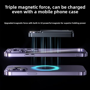 Vente flash - Mini batterie externe magnétique portable avec une grande capacité de 10000 mAh, charge rapide 22,5 W et impression de logo personnalisable - Product Image 3