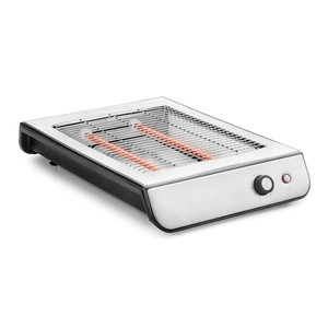 Tostapane orizzontale elettrico a 2 fette per uso in cucina - Product Image 1