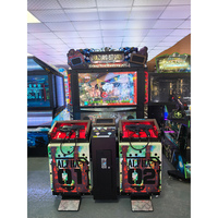 Grande salle de jeux vidéo, salle de jeux d'arcade, simulation de tir au pistolet, machine de jeu d'arcade, divertissement commercial à pièces