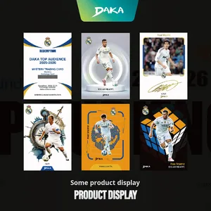 Tarjeta Coleccionable de Fútbol DAKA Serie TOP AUDIENCE Temporada 2025-26 para Real Madrid y Barcelona, Material PVC, Personalizable - Product Image 4