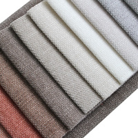 Tissu d'ameublement textile à la maison de haute qualité 100 polyester tissé canapé tissu d'ameublement uni