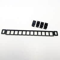 Panneau de brassage réseau 12 ports 0.5U CAT6 pour DeskPi RackMate T1/T0/T2 Rackmount et rack de serveur 10 pouces/armoire réseau