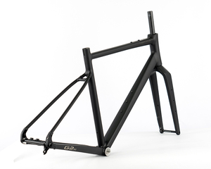 Nuevo Cuadro de <span class=keywords><strong>Bicicleta</strong></span> de Carretera TWITTER G2max de Aleación de Aluminio con Horquilla de Carbono, Freno de Disco, Eje Pasante 700C 12*142mm, para Bicicletas de Carreras y Gravel - Product Image 1