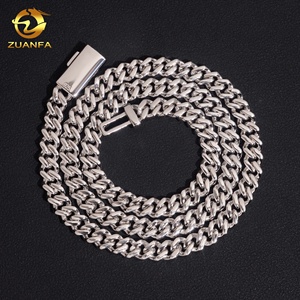 USA Local Stock Cuban <strong>Chain</strong> Moissanite Hip Hop Jewelry 6mm Moissanite Cuban Link <strong>Chain</strong> 925Silver Iced Out Cuban <strong>Bracelet</strong> for <strong>Men</strong> - Product Image 6