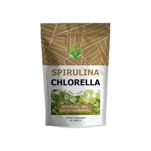 Comprimés de spiruline et de chlorelle à marque privée OEM, riches en chlorophylle avec vitamine A, favorisant la santé digestive - Product Image 1