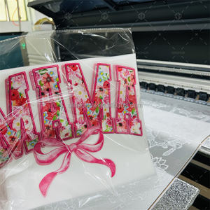 <span class=keywords><strong>Mama</strong></span> T-shirt personnalisé pour la fête des mères Autocollant sérigraphie en vinyle à transfert de chaleur Matériau PET durable Transferts DTF lavables - Product Image 5