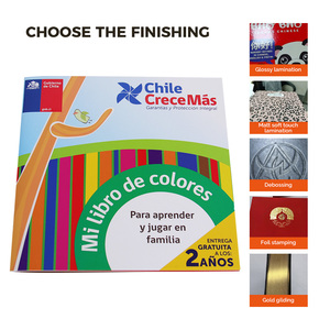 Cuốn sách học tập nhận thức của trẻ em tùy chỉnh giáo dục sớm trái cây màu long lanh bên trong trang được làm từ giấy bền - Product Image 6