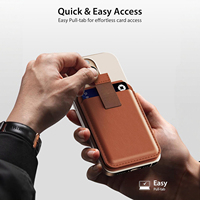 Portefeuille magnétique haute capacité 2026 pour iPhone et Android, support de téléphone 5-en-1 avec porte-cartes, certifié CA Prop 65, cadeau d'affaires, vente en gros