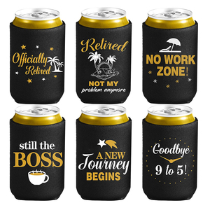 Support isotherme de luxe en néoprène pour canettes de 12oz et 16oz, avec logo personnalisé par sublimation – Offre promotionnelle - Product Image 1