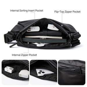 กระเป๋าสะพายข้างผู้ชายอินเทรนด์ความจุขนาดใหญ่กระเป๋ากีฬานักเรียนอเนกประสงค์ - Product Image 3