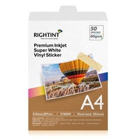 Étiquette d'impression à jet d'encre Laser, 279mm x 210mm, Compatible avec blanc uni, livraison en feuille, autocollant en papier vierge