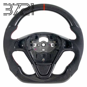 3721 Racing Carbon Fiber Steering <b>Wheel</b> 3 <b>Spokes</b> FOR Ford Fiesta ST 2008-2015 Car accessories - Product Image 1