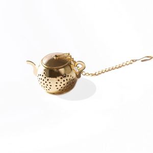ที่กรองชาแบบพกพา ดีไซน์แปลกใหม่ รูปทรงกาน้ำชา น่ารัก ทำจากสแตนเลส - Product Image 6