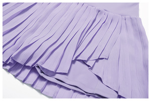 Haut sans manches <span class=keywords><strong>de</strong></span> haute qualité pour femmes et jupe <span class=keywords><strong>de</strong></span> <span class=keywords><strong>Tennis</strong></span> courte ensemble 2025 motif <span class=keywords><strong>de</strong></span> Baseball couleur unie <span class=keywords><strong>tenue</strong></span> deux pièces - Product Image 6