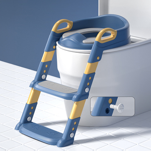 Foldable Portable Children's <strong>Toilet</strong> Trainer with Soft PVC Pad &amp; Strong PP Material Non-Slip Kids <strong>Potty</strong> <strong>Training</strong> <strong>Toilet</strong> <strong>Seat</strong> - Product Image 1