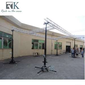 Soporte para Altavoces Line Array RK de Alta Capacidad de Carga (250 kg), Torre de Elevación Ajustable de Aleación de Aluminio, Ajuste de Altura de 1.8m a 7m, Color Negro - Product Image 5