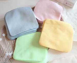 Chiffon de nettoyage pour lentilles en microfibre suédée, vente en gros d'usine, logo personnalisé, doux, pour lunettes, couleurs assorties, réutilisable, motif carré - Product Image 5