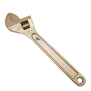 Hayonex <strong>Non</strong> <strong>Sparking</strong> Hand Safety Tools Beryllium Copper Adjustable Pipe Wrench India - Product Image 1