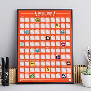 Rasguño de encargo de <span class=keywords><strong>la</strong></span> lista Poster 100 libros de los carteles educativos para los niños - Product Image 4