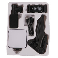 Kit de Vlogging AY-49 Sans Fil Portable pour Streaming en Direct, Équipement de Production Vidéo avec LED et Trépied en Plastique