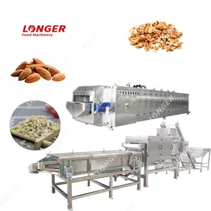 Russia Automatic Almond Slivering Machine Chopped Nuts Chopping Pistachio Sliver Machine Almond Strip Cutter
