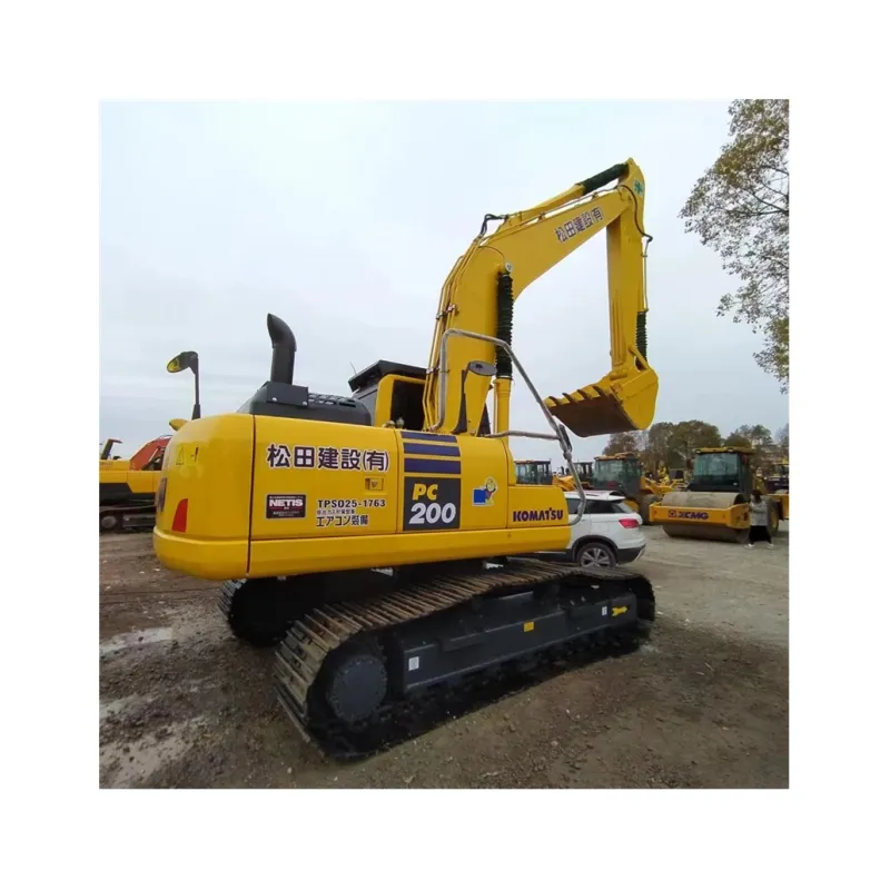 Goede Staat Tweedehands Pc200 Komatsu 20ton Rupsgraafmachine Gebruikt Komatsu Graafmachine Te Koop