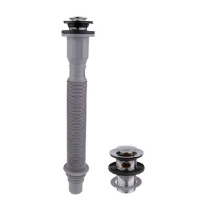 Tuyau de vidange flexible en plastique durable et moderne, anti-odeur, pour salle de bain, hôtel, évacuation des eaux usées - Product Image 1